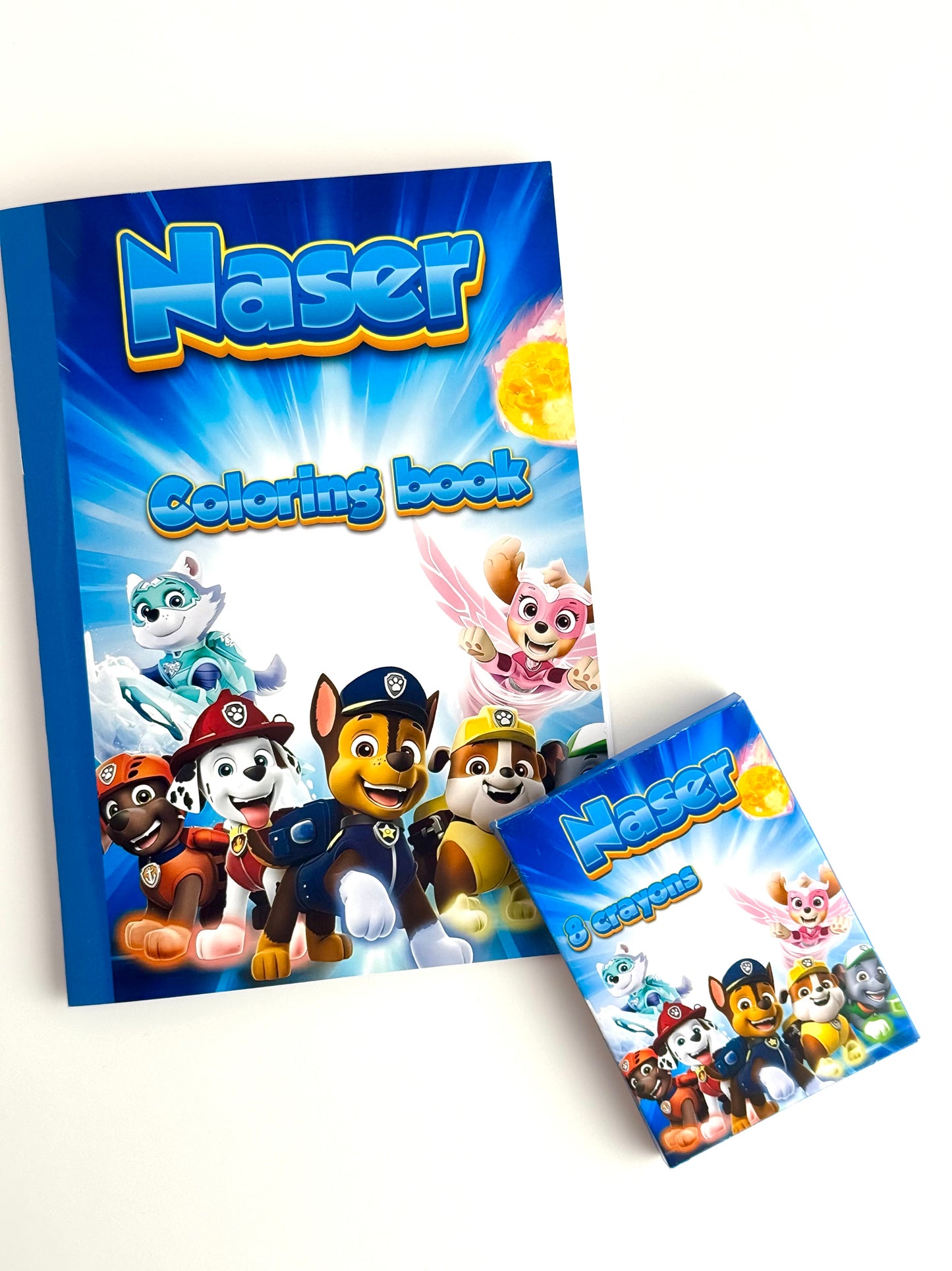 Customize coloring book at least 5 pieces