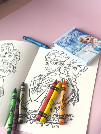 Customize coloring book at least 5 pieces